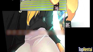 Busty Tutor Seduces Step-StepSis in Hot PC Caf Tryst
