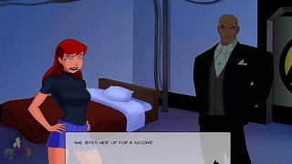 Harley Poison Ivy Seduce Captured Princess in Steamy DC Adventure