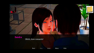 Amateur 3D Couple Indulges in Taboo Romance in Sultry Visual Novel Fantasy