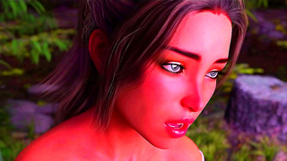 Curvy Anime Beauty Ignites Romance with a Sizzling First Kiss in 3D