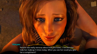 Voluptuous Teen Milf Seduces Lover in Hot 3D Animated Encounter