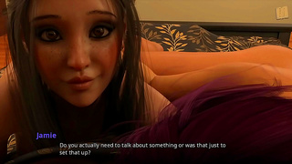 Shauna Teases John With Seductive Edging Busty Pleasure Play