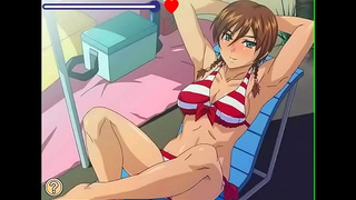 Mikasas Hot Beach Tryst with a Voluptuous Babe in Wild Hentai Action