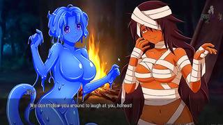 Brunette Slime Queen Dominates in Sensual BDSM Encounter – Quest Failed Ch.1