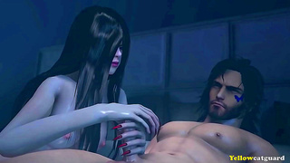 Vellas Haunting Desire Ignites in Spooky 3D Halloween Tryst