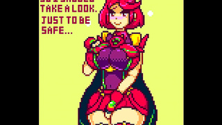 Pyra Dominates in Fiery POV Encounter Leading to Explosive Creampie – Xenoblade Desire