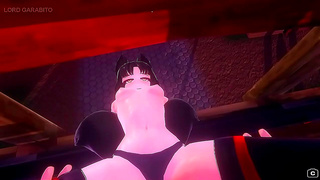 Teen Gamer Succumbs to Seductive Monster Girls Tropical Tryst