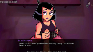 Goth Sam Tempts Danny with Hot Blowjobs Creampie Frenzy – Anime Xcess