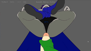 Starfire Surrenders to Ravens Seductive Embrace in Hot Teen Titans Moment