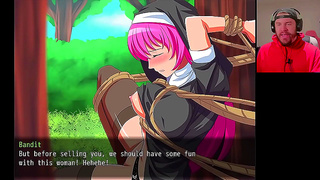 Nun Succumbs to Desire During Forbidden Rosary Pleasure Rite