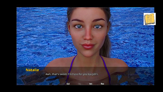 Rachels Hot Bikini Temptation in a Vivid 3D Hentai Paradise
