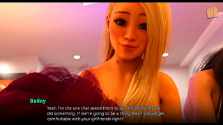 Busty Blondes Tempt Lone Hero in Steamy Hentai Triple Date Nightmare