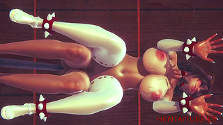 Busty Doggirl Devours Cock Swallows Every Load in Hot Hentai Fuck Fest