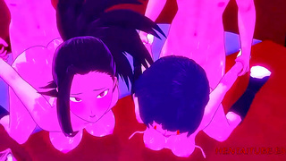 Ochako Momo Heat Up as Besties Turn Lovers in Wild My Hero Fantasy