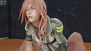 Lightnings Fiery Encounter Ignites Steamy Passion in Final Fantasy Hentai