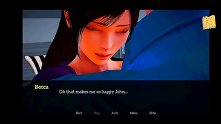 Blonde Teen Discovers Taboo Lust With Her 3D Animated Family Members