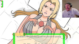 Tsunade Joins Naruto Sasuke in Fiery threesome with Daring BDSM Desires