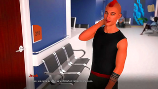 Rockstar Tempts Voluptuous Animated Beauty in Hot Visual Novel Encounter
