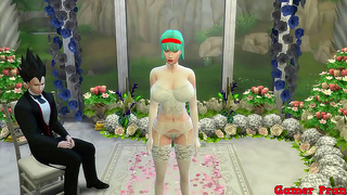 Bulmas Secret Affair: Hot Wedding Night Betrayal in Steaming Hentai Fantasy
