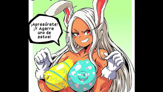 Latin Bombshell Teases with Luscious Curves in Steamy Easter Fantasy