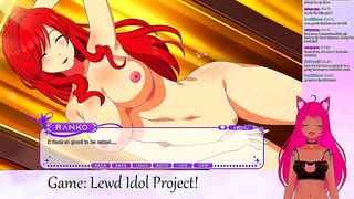 Neko Flirts Teases Big-Titted Yuri Lover in Hot Anime Game Adventure