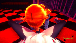 Furry Catboy Lovemaking in Hot 3D Hentai POV – Explosive Cream Pie Finish