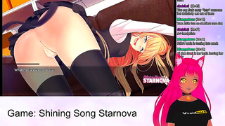 Busty Idols Tempted by Nekos Shine in Steaming Star Nova Performance