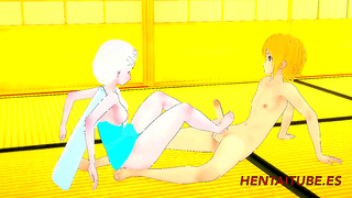 Elsa Gives Naughty Foot Massage in Hot Frozen Hentai fantasy Tale