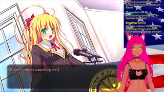 Voluptuous VTuber Seduces Fans During Steamy Anime Game Stream
