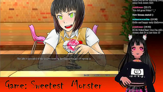 Busty LewdNeko Teases Fans with Spooky Seduction in Halloween Livestream