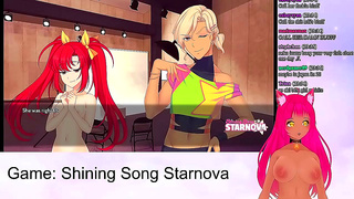 Mariyas Sensual Neko Fantasies Ignite in Shining Song Starnova VR Erotic Tale