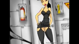 Plump Teen Teases Rugged Plumber in Hot Hentai Fantasy Escape