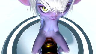 Tristana Fulfills Forbidden Desires Riding Cannon to Bliss in LoL Fantasyy