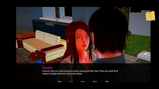 Stepsis Teases Stepdad with Luscious Curves in Hot 3D Hentai Fantasy