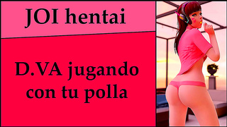 D.Va Seduces Student with Hot Spanish Lessons Intimate Joipractice