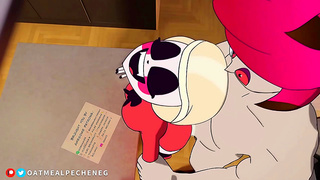 Hazbin Heat: Demon Duos Steamy Rave in Clothes – Musical Lust Ignites