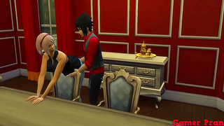 Sasuke Claims Sakura While Naruto Diverts Tsunade in Forbidden Tryst