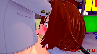 Momo Urarakas Steamy Solo Fantasy with Giant Dicks – My Hero Academia Hentai