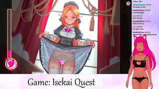 Neko Girls Busty Twitch Stream Gets Naughty with creampie Action