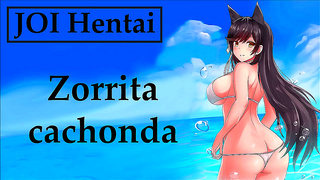 Anime Seductress Tempts with Biting Orders in Steamy Tropical Encounter