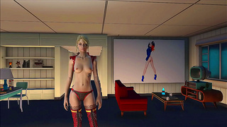 Blonde Beauty Tempts Lone Wanderer in Hot Fallout Desert Tryst