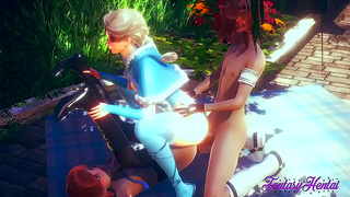 Elsa Annas Steamy 3D Encounter Packed with Animated Desire