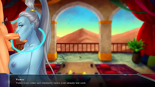 Android 18 Dominates Vados in Hot Dragon Ball Action Ride