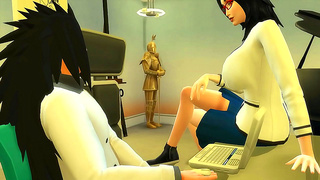 Madara Finds Student Watching Hentai – Sparks Wild Threesome Fantasy