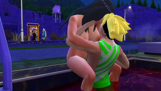 Hinata Lures Stepson Into Hot Summer Tryst by the Pool – Taboo Desires Unfold