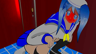 Sailor Princess Tempted Trained in Steamy Hentai Subway Rendezvous