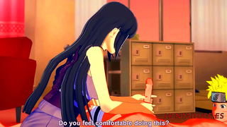 Hinata Seduces Naruto with Tender Caresses Leading to Hot Creampie Finale