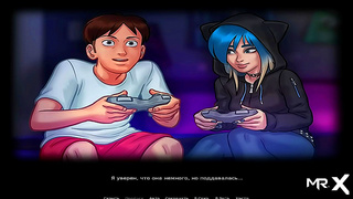 Anime Cutie Fans Herself During Gaming Marathon Amid Sweltering Summer Nights