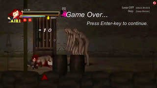 Redhead Tempts Hells Demons in Steamy Anime Orgy Inferno