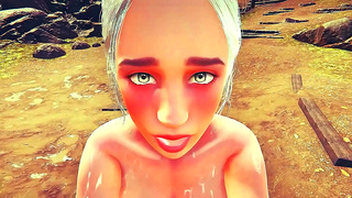 Heros Fiery Romance with Daenerys Ignites Passion Amidst Anime Chaos
